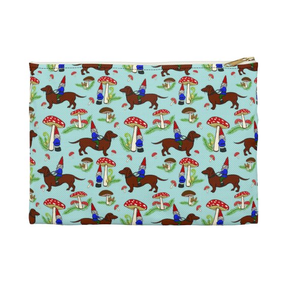 gnome mushroom pouch